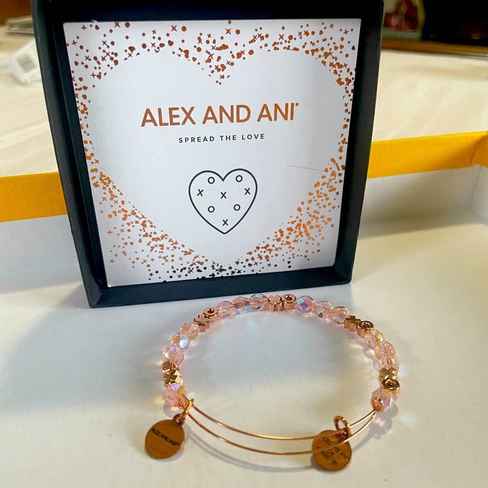 Alex and Ani bangle bracelet set valentines day